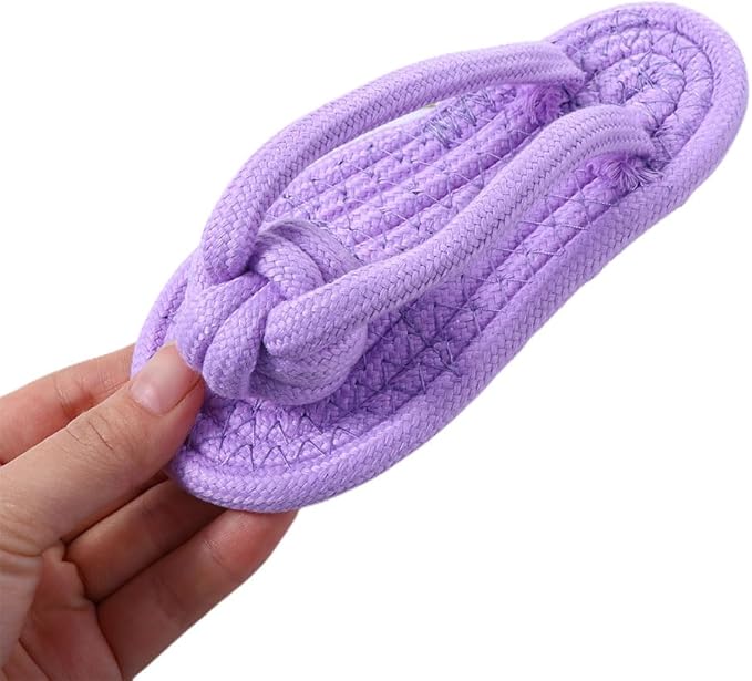 Vctitil Pet Slippers Toys Cotton Pet Grinding Rope Cotton Rope for Cleaning Teeth Cat and Dog Accessories