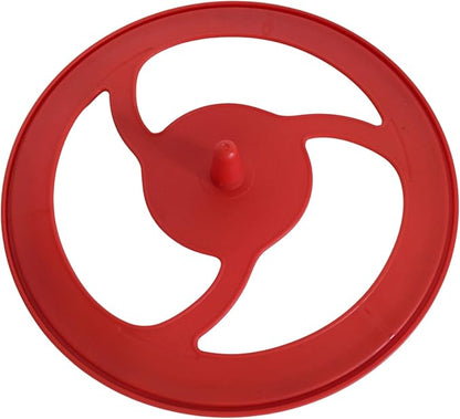 Dependable Industries inc. Essentials 2-Pack 10 Inch Aerodynamic Flying Discs – Lightweight Plastic Throwing Disc for Outdoor Play and Dog Fetch, Assorted Colors