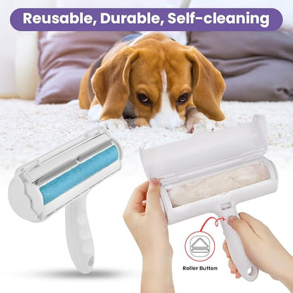 The GoClick Roller Pet Hair Removal Tool effortlessly removes dog and cat hair from furniture, clothes, and more. Durable, easy to use, and built for a cleaner, fur-free home.