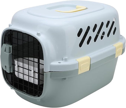 Hard Sided Dog Pet Carrier, Portable Sturdy Dog Pet Travel Carrier Versatile for Home (11.5x26.5x3.5cm/4.5x10.4x1.4in)