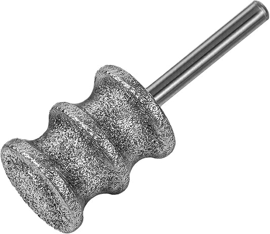 Diamond Rotary Nail Grinder Bits 1/8" Pet Toenail Grinder Attachment Dog Claw Grinder Replacement Heads Nail File Wheel for Medium Large Dogs Nail Care Clippers Trimming Parts