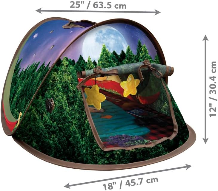 KONG PlaySpaces Glamping Tent Cat Hideaway, Collapsible House - Image 4