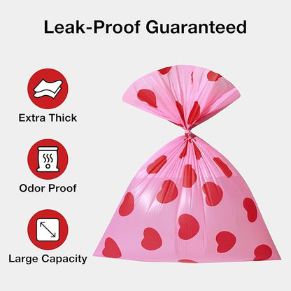 VETRESKA Dog Poop Bag Dispenser with Smoked Cherry Scented Poop Bags, Leak Proof and Extra Thick Pet Waste Bags, 1 Poop Bag Holder and 105 Bags for Dog Walking and Cats Litter