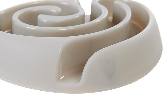 Kruuse Buster DogMaze Mini Grey Bowl – Non-Toxic Interactive Slow Feeder for Better Digestion & Energy