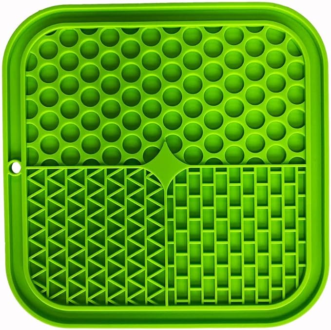 Dog Lick Mat Set of 2 mats with 1 Spatula