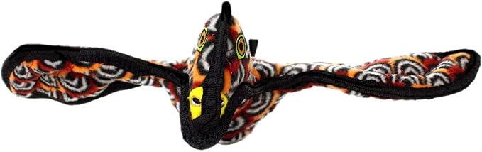 TUFFY - World's Tuffest Soft Dog Toy - Desert - Multiple Layers. Made Durable, Strong & Tough. Interactive Play (Tug, Toss & Fetch). Machine Washable & Floats (Vulture, Large 2 Pack)