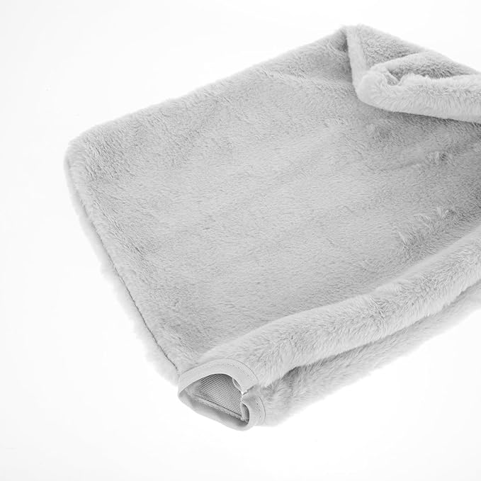 Mipcase Replacement Cat Window Bed Cover : Detachable Plush Cat Hammock Window Seat Cover, Breathable and Universal Fit, 17.68X10.81X0.79in (Grey)