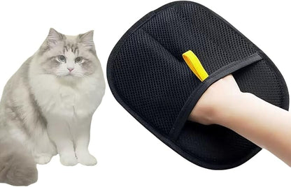 Pet Hair Removal Glove for Cats Dogs, Grooming Gloves for Pet Hair, Cat Grooming Gloves for Hair Removal, Reusable Cat & Dog Hair Remover for Couch, Furniture, Carpet, Curtain (1)