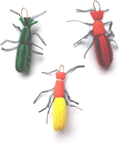 Cat Toy Teaser Wand - Beetle KatFlyTeaser Yellow
