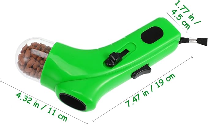 Happyyami Dog Snack Catapult Launcher Pet Interactive Training Toys Automatic Ball Feeder Treats Comfort Grip