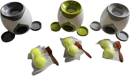 Latest Automatic Dog Ball Launcher Tennis Ball Reward Machine for Small Medium Large Dogs Indoor Outdoor Training Automatic Feede for Interactive Dog Training, pet Play and Feeding Machine