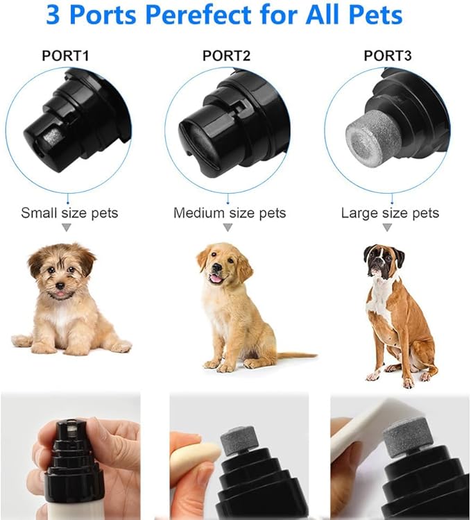 Puppiclaw 2.0 Silent Groom Pro Dog Nail Grinders for Dogs and Cats Pet Paws Grooming Smoothing Tool (1pc)