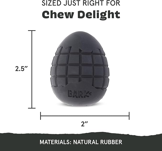 Barkbox Super Chewer Tough Dog Chew Toys for Aggressive Chewers, Treat Dispensing (Origin - Small)
