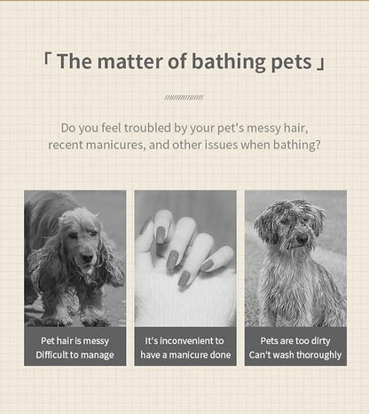 3-in-1 Self-Cleaning Steamy Cat Rechargeable Silicone Pet Brush for Massage, Removing Tangles and Loose Hair (Avocado/Orange)
