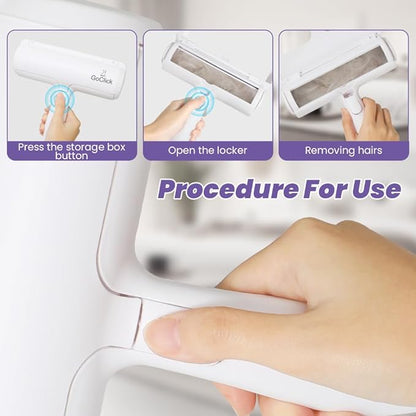 The GoClick Roller Pet Hair Removal Tool effortlessly removes dog and cat hair from furniture, clothes, and more. Durable, easy to use, and built for a cleaner, fur-free home.