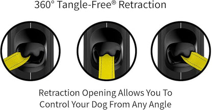 TUG Tiny 360° Tangle-Free Reflective Retractable Dog Leash | Cat Leash | 10 ft Strong Nylon Tape (Tiny)