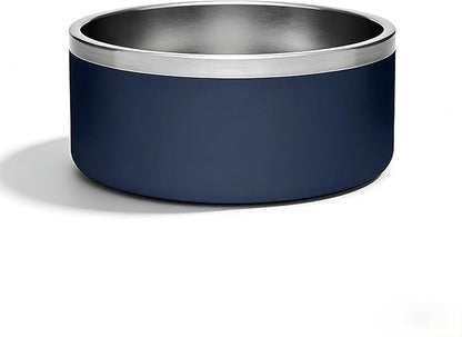 Non-Slip 42oz Stainless Steel Dog Bowl for Large Dogs – Heavy Duty, Dishwasher Safe & Rustproof, Extra Wide Base Prevents Tipping, Durable Pet Food & Water Feeder (Blue)