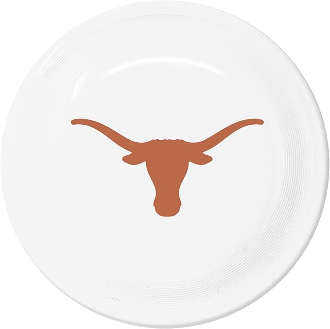 ShopInstaPets NCAA Officially Licensed Dog Frisbee (Texas Longhorns)