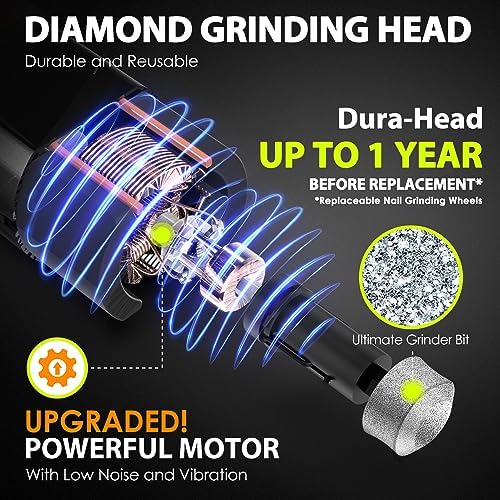 IREDOON Dog Nail Grinder with 4 LED Lights, 3 Speeds Super Quiet for Pets - Image 6