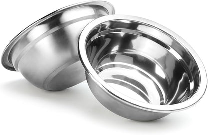 COMESOON 2 Pack 7.2" Stainless Steel Dog Bowls 50oz Thickened Durable Replacement Dog Food Bowls for Food and Water, Fit for COMESOON Bowl Stand DB-B01/DB-B03
