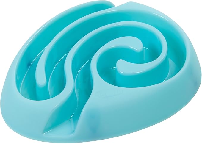 Kruuse Buster DogMaze Mini Blue Bowl – Non-Toxic Interactive Slow Feeder for Better Digestion & Energy