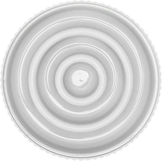 Tnfeeon Slow Feeder Dog Bowl Anti Gulping Eating Interactive Bloat Stop Fun Alternative Non Slip Dog Slow Food Feeding Pet Bowl Slow Eating Design for Small Medium Size (White)