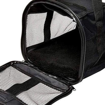 Petmate Kennel Cab Soft-Sided Dog & Cat Carrier, up to 10lbs, 17in, Black - Image 6