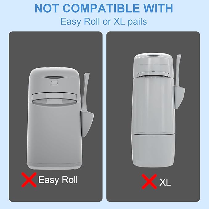 2 IN 1 Genie Refill Bags for Dog Cat 4 Pack - Total 112FT Lasts Up to 16 Months - Superior Odor Control for Dog Poop Cat Litter Bags - Pet Waste Refill Bags Fits Pet Genie and Litter Genie Pails