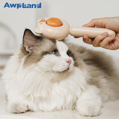 Dog Brush for Shedding, Gentle Self Cleaning Pet Brush with Release Button for Cats and Dogs, Easy to Remove Loose Hair Daily Grooming Tool During Shedding Season