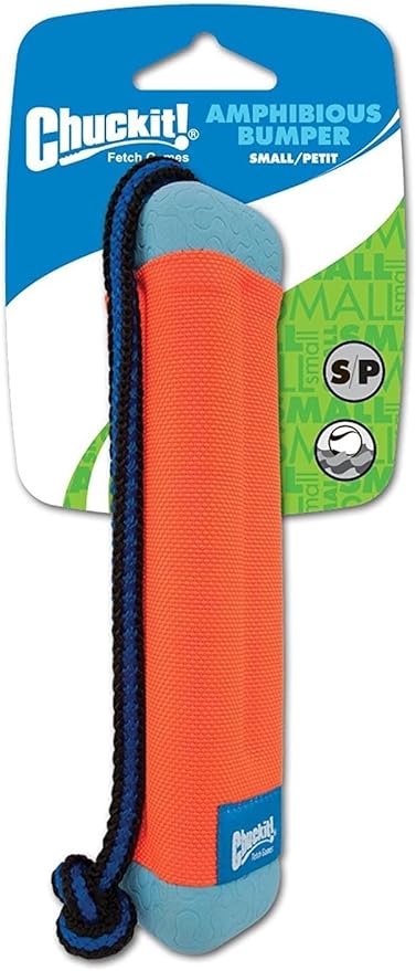 Chuckit! Amphibious Bumper Toy Small - 6.75" Long x 2.5" Wide (1 Pack) - Pack of 2
