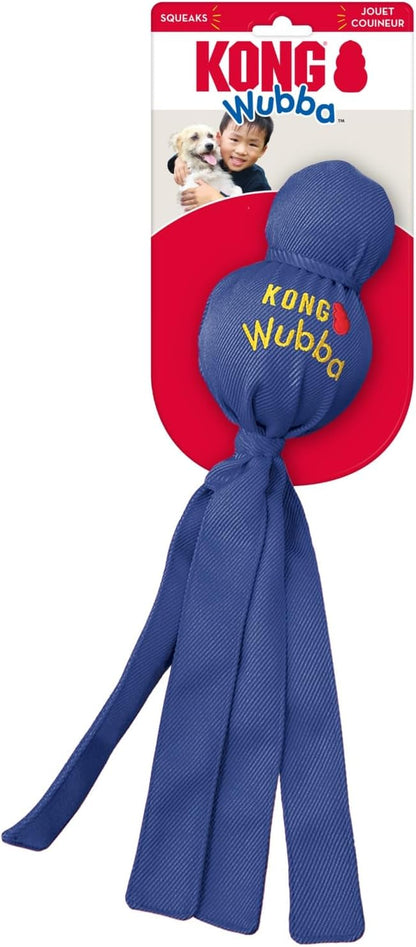 KONG Wubba - Dog Toy for Tug of War & Fetch - Dog Supplies for Puppy & Dog Playtime - Outdoor & Indoor Dog Toy - for XL Dogs - Randomly Provided Color