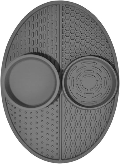 Suction Cup Pet Drinking Licking Pad Silicone Dogs Lick Pad Cats Bath Slow Eating Feeders Puppies Anti-Choking Mat Feeder Bowl Silicone Food Bowls for Cats to Down Eating