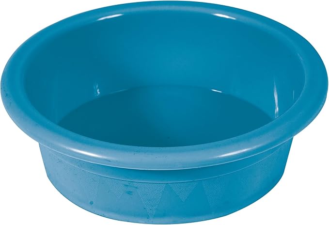 Petmate Crock Bowl For Pets In Assorted Colors Of Peacock, Coffee, And Bleached Linen, 8.6"L x 8.6"W x 2.6"H