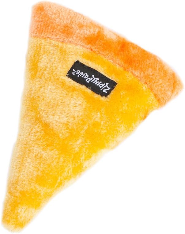 ZippyPaws NomNomz - Dog Squeaky Toys to Keep Them Busy, Funny Food Plush for Small & Medium Dogs, Cute Stuffed Puppy Toy, Pet Products, Gift for Dogs of All Breeds, Soft and Cuddly - Pizza
