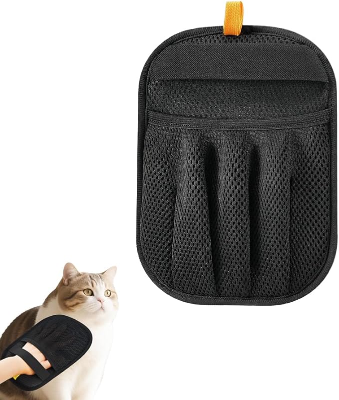 Electrostatic Hair Removal Gloves Reusable Pet Hair Cleaning Gloves for Removing Cat and Dog Hair from Clothes, Sofas, Carpets, and Dust. Household Hair Removal Brush (1)