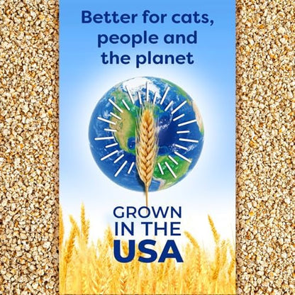 sWheat Scoop Natural Wheat Cat Litter, Original, Fast Clumping with Odor Neutralizing Enzymes, 28 Pound Bag - Image 7