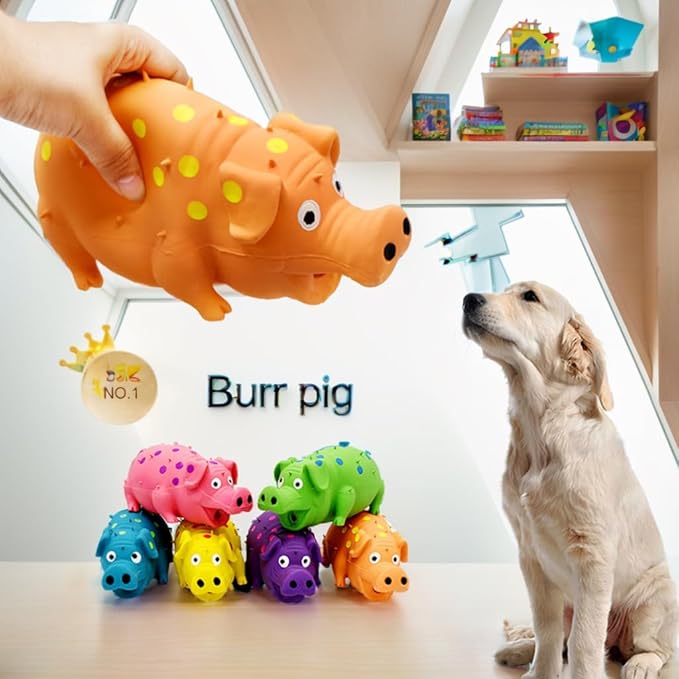 Pet Toys for Dogs,Dog Chew Toys for Aggressive Chewers,Fun Dog Toys,Interactive Dog Toy,Tough Indestructible Toys for Dogs (Orange)