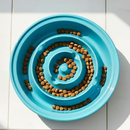 Slow Feeder Bowl (Large, Scuba Blue)