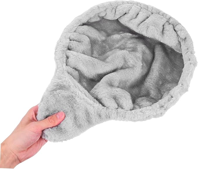 BESTonZON Cat Hammock for Indoor Cats Attachment Hammock Soft Lounger Bed Stylish Replacement Light Grey