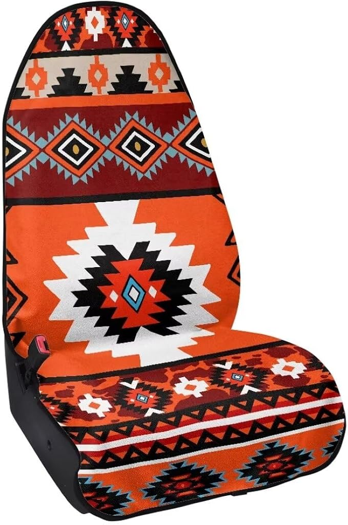 Coldinair Southwest Indian Antique Waterproof Towel Car Seat Covers,Beach Sweat Car Seat Protector Front Seats Only Universal Fit for Trucks