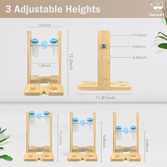 Dog Puzzle Toy, Wooden Slow Feeder, Pet Food Treat Feeding Toy, Interactive Dog Feeder for Boredom, Enrichment Toy for Smart Dogs