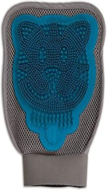 Petmate 89800 Furbuster 3-in-1 Cat Grooming Glove, Vibrant Plum