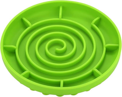Slow Feeder Bowl,Soft Silicon Rubber Slow Feeder Slow Down Eating Time for Dog Cat Puppy Pet with Stong Suction Cups for Dog Bowls Slow Eating Bowls