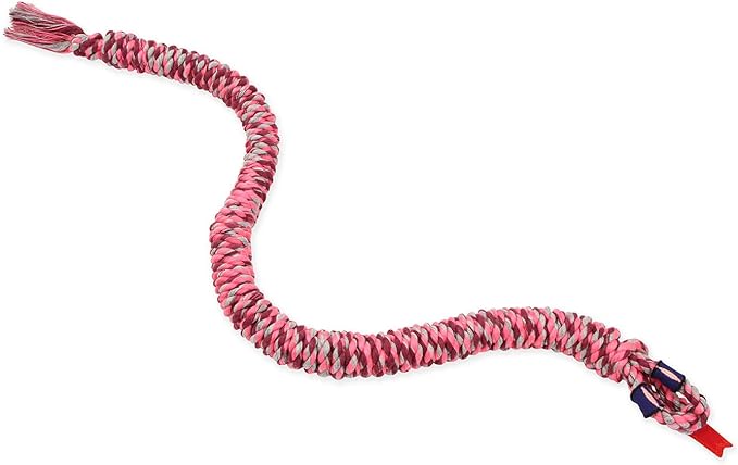 Mammoth Pet Products 26-Inch Snakebiter Rope Tug, Small, Assorted,MultiColored,53060F