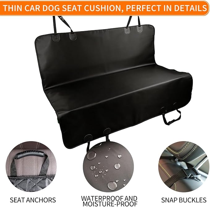 CBBPET Dog Car Seat Covers (Basic Style-Black)