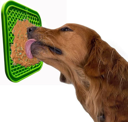 Dog Lick Mat Set of 2 mats with 1 Spatula