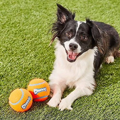 Chuckit! 6 Pack of Tennis Balls, Small, Launcher Compatible Dog Toys - Image 3