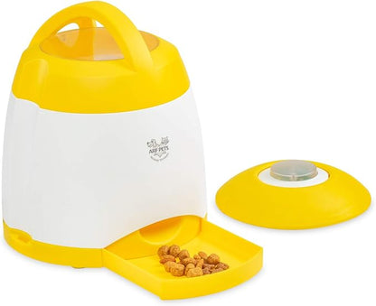 Arf Pets Dog Treat Dispenser with Remote Button – Dog Memory Training Activity Toy – Treat While Train, Promotes Exercise by Rewards, Improves Memory & Positive Training for A Healthier & Happier Pet