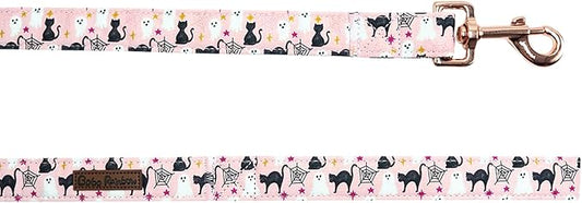 Dog Leash, Halloween Fall Ghost Print Boy/Girl Durable Strong Dog Leashes Heavy Duty Comfortable Padded Pet Leash for Small Medium Large Dogs