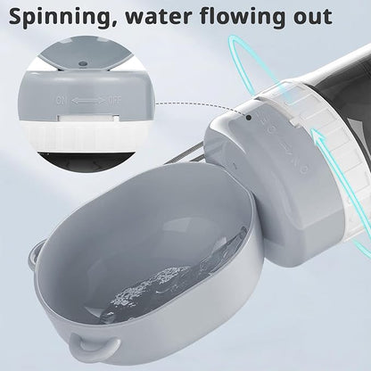 Pet Water Bottle Leak Proof Portable - Dog Water Dispenser with Drinking Bowl, Puppy Travel Accessories for Outdoor Walking, Hiking, Running